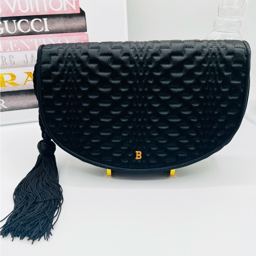Bally Vintage Evening Clutch with Elegant Tassel